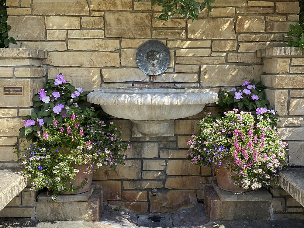 Sensory Garden Fountain with pots