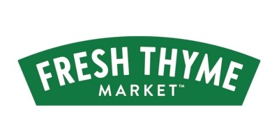 Green fresh thyme logo
